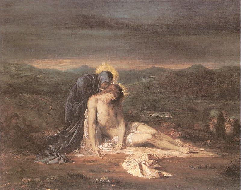 Gustave Moreau Pieta oil painting image